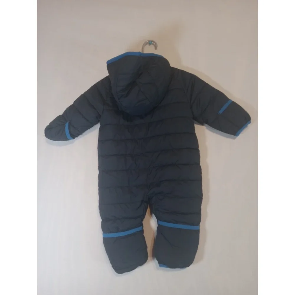 Nike Swoosh Infant Size 6-9‎ Months Navy Blue Quilted Puffer Snow Suit